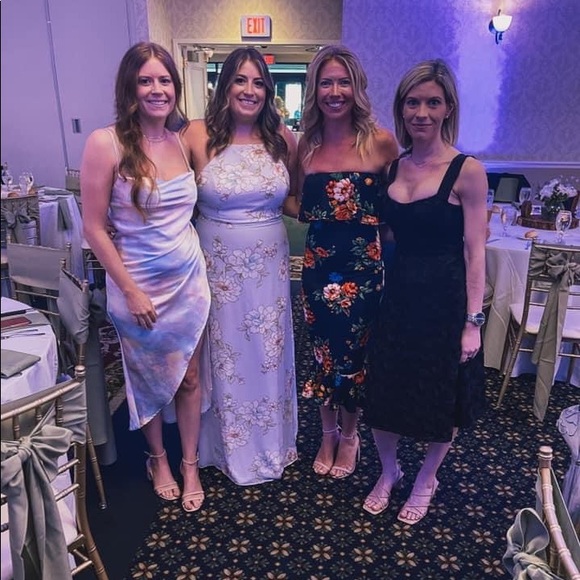 Lulus Beautiful special occasion maxi floral dress - Picture 4 of 4